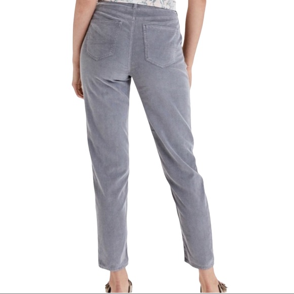 NEW American Eagle Outfitters Gray Corduroy High Rise Mom Jeans Plus Size 24 - Picture 10 of 10